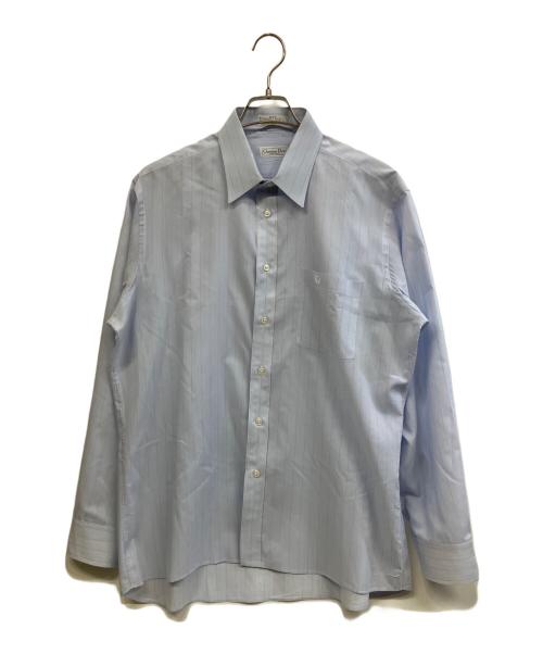 Christian Dior（クリスチャン ディオール）Christian Dior (クリスチャン ディオール) 長袖シャツ ブルー サイズ:34-35の古着・服飾アイテム