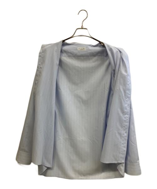 Christian Dior（クリスチャン ディオール）Christian Dior (クリスチャン ディオール) 長袖シャツ ブルー サイズ:34-35の古着・服飾アイテム