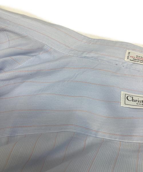 Christian Dior（クリスチャン ディオール）Christian Dior (クリスチャン ディオール) 長袖シャツ ブルー サイズ:34-35の古着・服飾アイテム