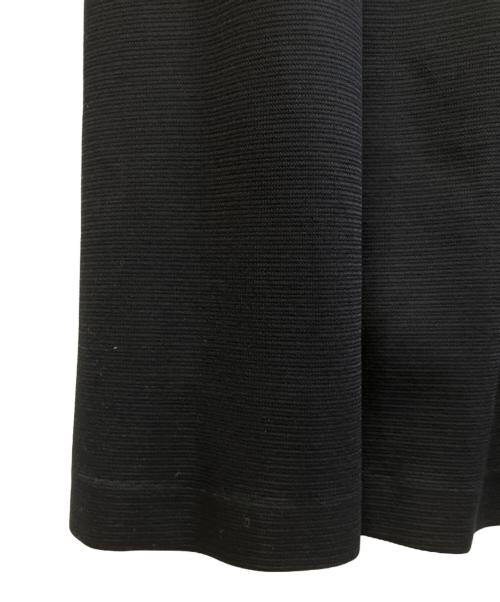 23区（ニジュウサンク）23区 (ニジュウサンク) VERY (ヴェリィ) コットングログランジャージー付け襟ワンピース ブラック サイズ:40の古着・服飾アイテム