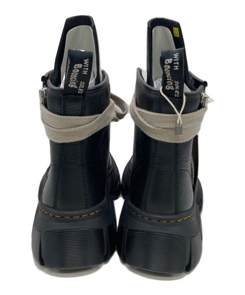 Dr.Martens（ドクターマーチン）Dr.Martens (ドクターマーチン) RICK OWENS (リックオウエンス) サイドジップブーツ DMXL JUMBO LACE BOOT ブラック サイズ:SIZE 7の古着・服飾アイテム
