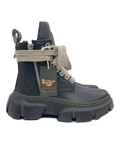 Dr.Martens（ドクターマーチン）Dr.Martens (ドクターマーチン) RICK OWENS (リックオウエンス) サイドジップブーツ DMXL JUMBO LACE BOOT ブラック サイズ:SIZE 7の古着・服飾アイテム