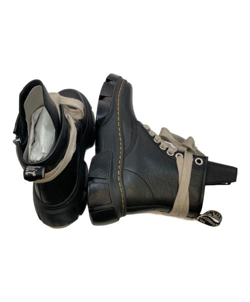 Dr.Martens（ドクターマーチン）Dr.Martens (ドクターマーチン) RICK OWENS (リックオウエンス) サイドジップブーツ DMXL JUMBO LACE BOOT ブラック サイズ:SIZE 7の古着・服飾アイテム