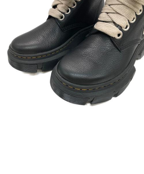 Dr.Martens（ドクターマーチン）Dr.Martens (ドクターマーチン) RICK OWENS (リックオウエンス) サイドジップブーツ DMXL JUMBO LACE BOOT ブラック サイズ:SIZE 7の古着・服飾アイテム