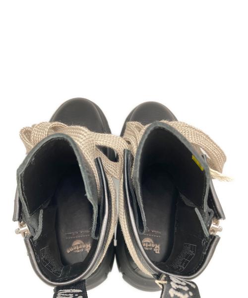 Dr.Martens（ドクターマーチン）Dr.Martens (ドクターマーチン) RICK OWENS (リックオウエンス) サイドジップブーツ DMXL JUMBO LACE BOOT ブラック サイズ:SIZE 7の古着・服飾アイテム