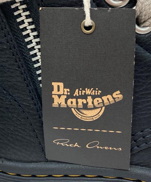 Dr.Martens（ドクターマーチン）Dr.Martens (ドクターマーチン) RICK OWENS (リックオウエンス) サイドジップブーツ DMXL JUMBO LACE BOOT ブラック サイズ:SIZE 7の古着・服飾アイテム