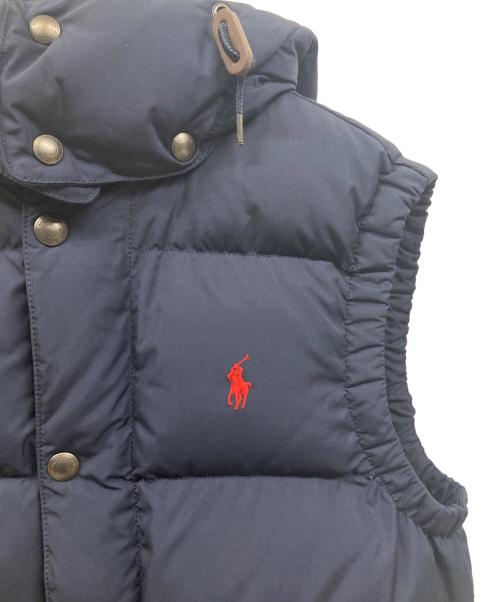 POLO RALPH LAUREN（ポロ・ラルフローレン）POLO RALPH LAUREN (ポロ・ラルフローレン) ダウンベスト ネイビー サイズ:XSの古着・服飾アイテム
