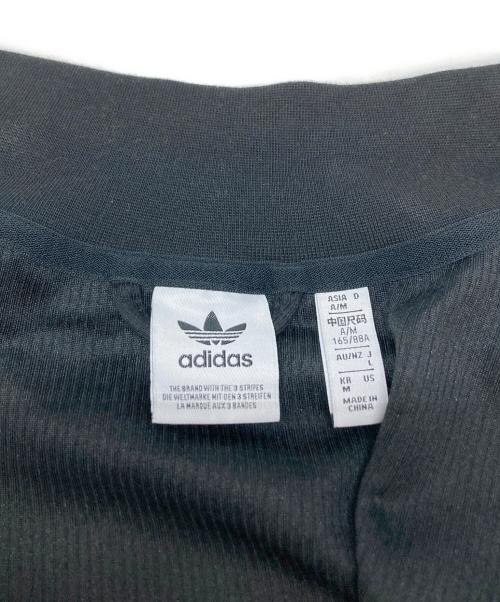 adidas（アディダス）adidas (アディダス) ワッフル クロップド トラックジャケット ブラック サイズ:Mの古着・服飾アイテム