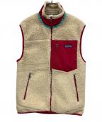 Patagoniaパタゴニア）の古着「クラシック・レトロX・ベスト」｜レッド×ベージュ