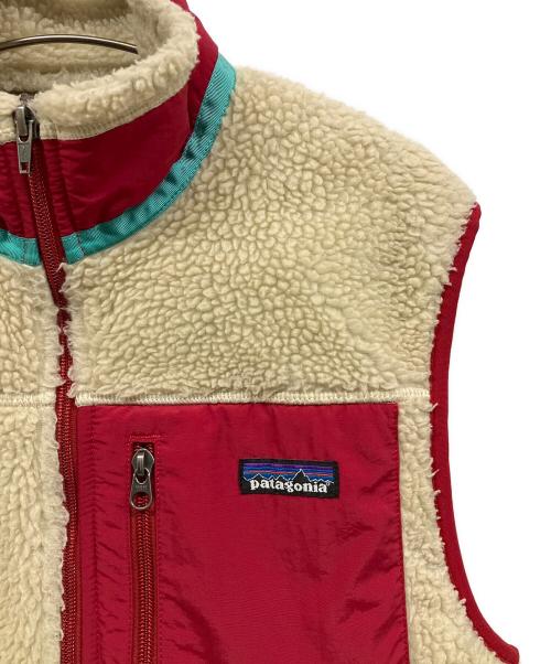 Patagonia（パタゴニア）Patagonia (パタゴニア) クラシック・レトロX・ベスト レッド×ベージュ サイズ:Ｓの古着・服飾アイテム