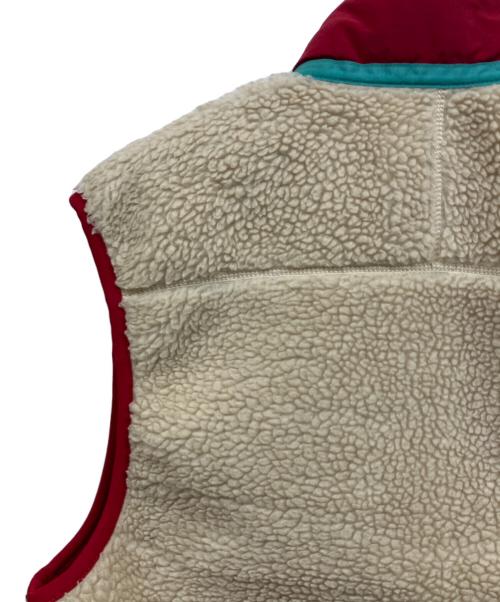 Patagonia（パタゴニア）Patagonia (パタゴニア) クラシック・レトロX・ベスト レッド×ベージュ サイズ:Ｓの古着・服飾アイテム