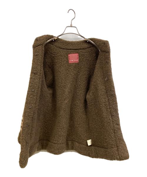 Hysteric Glamour（ヒステリックグラマー）Hysteric Glamour (ヒステリックグラマー) 厚手カーディガン ブラウン サイズ:FREEの古着・服飾アイテム