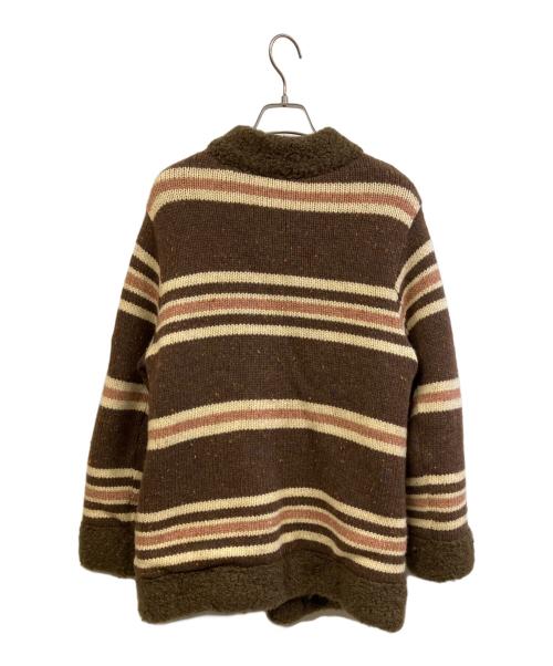Hysteric Glamour（ヒステリックグラマー）Hysteric Glamour (ヒステリックグラマー) 厚手カーディガン ブラウン サイズ:FREEの古着・服飾アイテム