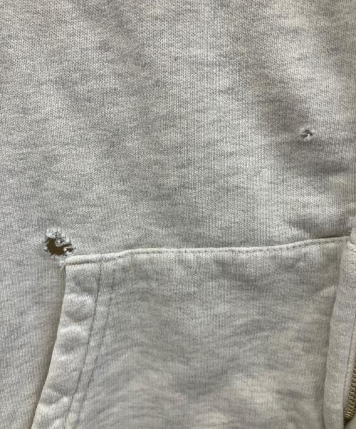 REMI RELIEF（レミレリーフ）REMI RELIEF (レミレリーフ) ジップパーカー ホワイト サイズ:Lの古着・服飾アイテム