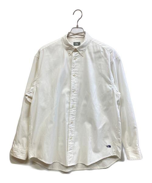THE NORTH FACE（ザ ノース フェイス）THE NORTH FACE (ザ ノース フェイス) 長袖シャツ ホワイト サイズ:Mの古着・服飾アイテム