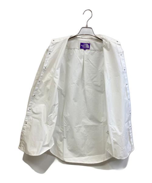 THE NORTHFACE PURPLELABEL（ザ・ノースフェイス パープルレーベル）THE NORTHFACE PURPLELABEL (ザ・ノースフェイス パープルレーベル) 長袖シャツ ホワイト サイズ:Mの古着・服飾アイテム