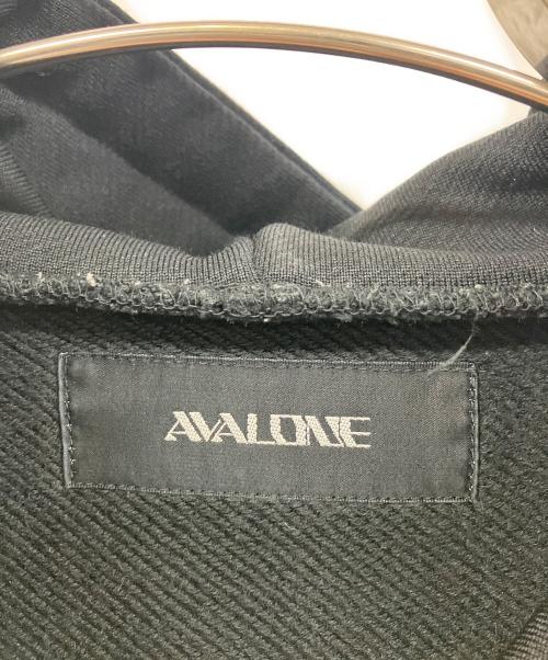 AVALONE（アヴァロン）AVALONE (アヴァロン) ロゴプリントパーカー ブラック サイズ:3の古着・服飾アイテム