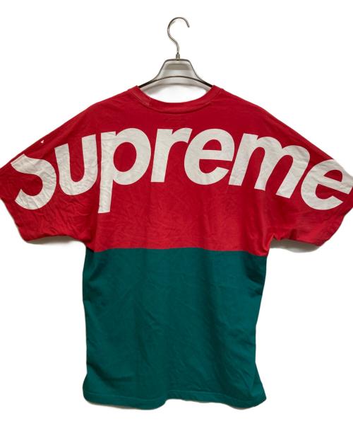 SUPREME（シュプリーム）Supreme (シュプリーム) 半袖カットソー レッド×グリーン サイズ:Ｍの古着・服飾アイテム