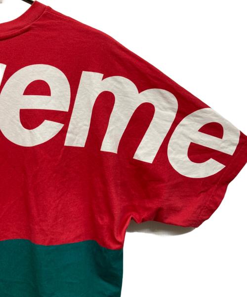 SUPREME（シュプリーム）Supreme (シュプリーム) 半袖カットソー レッド×グリーン サイズ:Ｍの古着・服飾アイテム