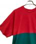Supreme (シュプリーム) 半袖カットソー レッド×グリーン サイズ:Ｍ：11000円