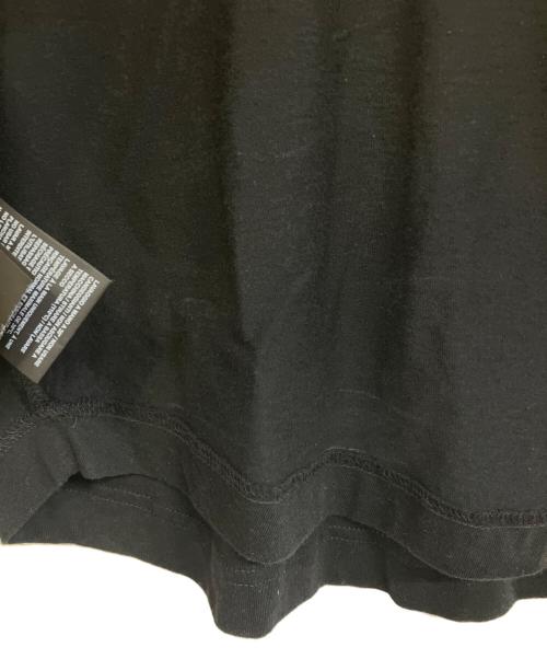 Palm Angels（パーム エンジェルス）Palm Angels (パーム エンジェルス) 長袖カットソー 22AW Sprayed Palm Logo Over Tee ブラック サイズ:Mの古着・服飾アイテム