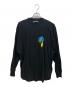Palm Angels（パーム エンジェルス）の古着「長袖カットソー 22AW Sprayed Palm Logo Over Tee」｜ブラック