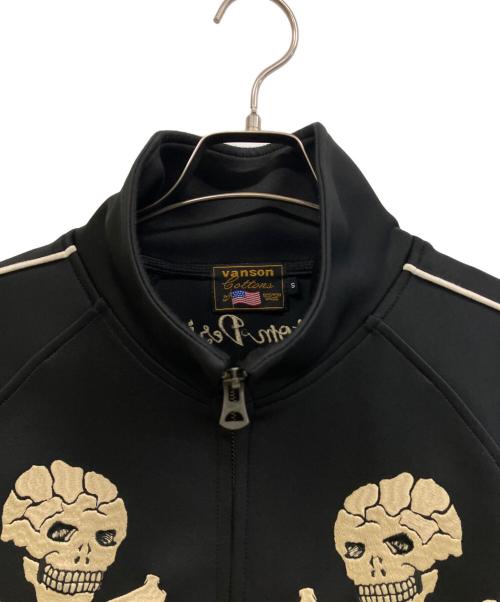 VANSON（バンソン）VANSON (バンソン) ジップアップジャケット ブラック サイズ:Sの古着・服飾アイテム