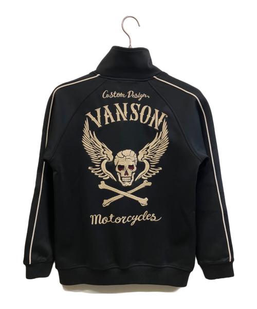 VANSON（バンソン）VANSON (バンソン) ジップアップジャケット ブラック サイズ:Sの古着・服飾アイテム