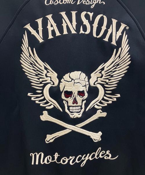 VANSON（バンソン）VANSON (バンソン) ジップアップジャケット ブラック サイズ:Sの古着・服飾アイテム