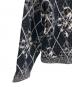 中古・古着 Christian Dior Sports (クリスチャン ディオールスポーツ) 薄手ニット グレー×ホワイト サイズ:M：7000円