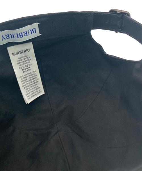 BURBERRY（バーバリー）BURBERRY (バーバリー) キャップ ブラック サイズ:FREEの古着・服飾アイテム