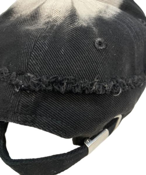 DIESEL（ディーゼル）DIESEL (ディーゼル) C-OLTON-BLACK-D / ダメージ加工キャップ ブラックの古着・服飾アイテム