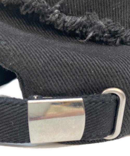 DIESEL（ディーゼル）DIESEL (ディーゼル) C-OLTON-BLACK-D / ダメージ加工キャップ ブラックの古着・服飾アイテム