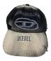 DIESEL (ディーゼル) C-OLTON-BLACK-D / ダメージ加工キャップ ブラック：7000円