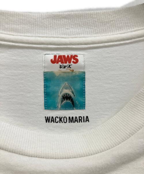 WACKO MARIA（ワコマリア）WACKO MARIA (ワコマリア) JAWS (ジョーズ) 半袖カットソー ホワイト サイズ:Lの古着・服飾アイテム