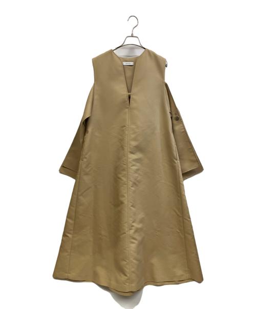 ADORE（アドーア）ADORE (アドーア) ノースリーブ・キャミソールワンピース ブラウン サイズ:38の古着・服飾アイテム