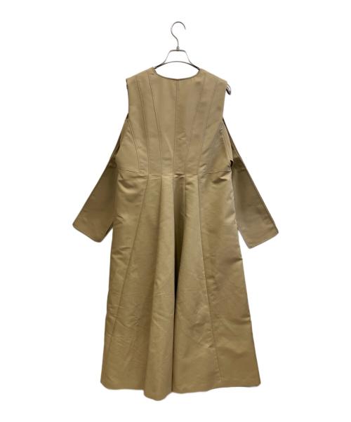 ADORE（アドーア）ADORE (アドーア) ノースリーブ・キャミソールワンピース ブラウン サイズ:38の古着・服飾アイテム