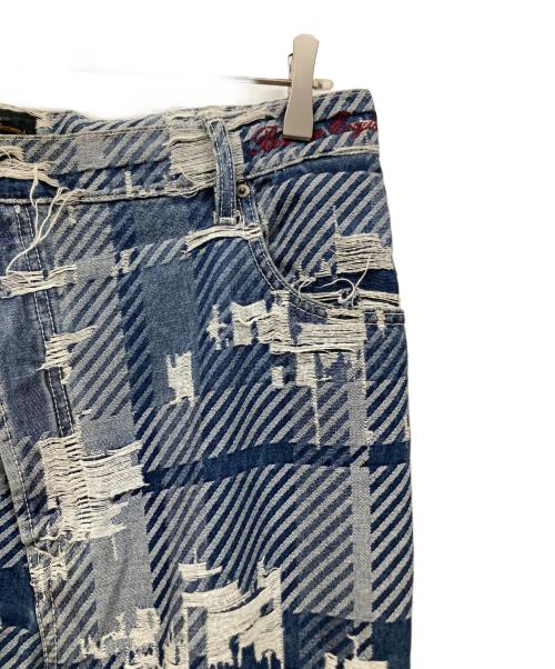 Vivienne Westwood ANGLOMANIA（ヴィヴィアンウエストウッドアングロマニア）Vivienne Westwood ANGLOMANIA (ヴィヴィアンウエストウッドアングロマニア) デニムパンツ ブルー サイズ:28の古着・服飾アイテム