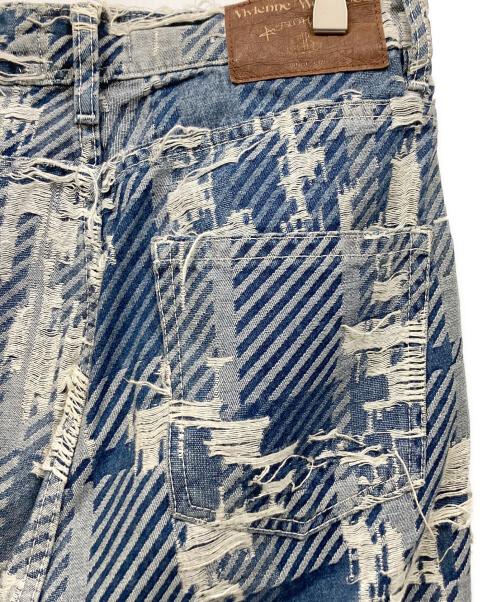 Vivienne Westwood ANGLOMANIA（ヴィヴィアンウエストウッドアングロマニア）Vivienne Westwood ANGLOMANIA (ヴィヴィアンウエストウッドアングロマニア) デニムパンツ ブルー サイズ:28の古着・服飾アイテム