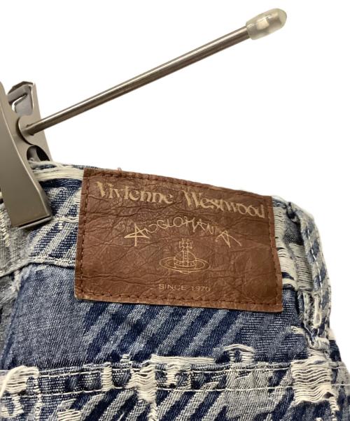 Vivienne Westwood ANGLOMANIA（ヴィヴィアンウエストウッドアングロマニア）Vivienne Westwood ANGLOMANIA (ヴィヴィアンウエストウッドアングロマニア) デニムパンツ ブルー サイズ:28の古着・服飾アイテム