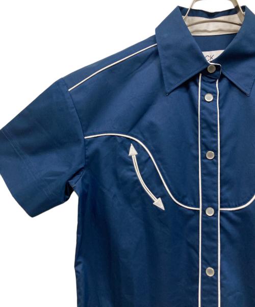 Calvin Klein（カルバンクライン）Calvin Klein (カルバンクライン) ワンピース ネイビー サイズ:36の古着・服飾アイテム