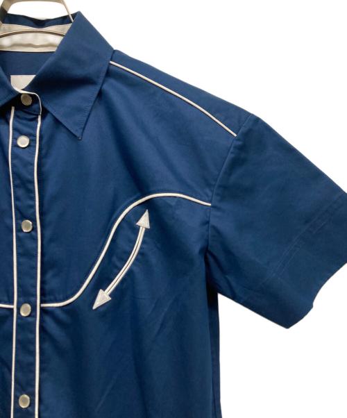 Calvin Klein（カルバンクライン）Calvin Klein (カルバンクライン) ワンピース ネイビー サイズ:36の古着・服飾アイテム
