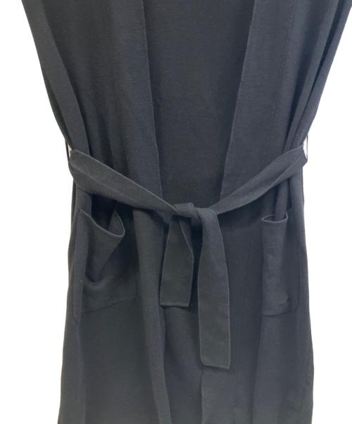 HERMES（エルメス）HERMES (エルメス) ノースリーブ・キャミソールワンピース ブラック サイズ:34の古着・服飾アイテム