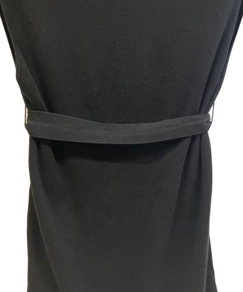 HERMES（エルメス）HERMES (エルメス) ノースリーブ・キャミソールワンピース ブラック サイズ:34の古着・服飾アイテム