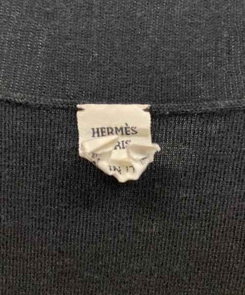 HERMES（エルメス）HERMES (エルメス) ノースリーブ・キャミソールワンピース ブラック サイズ:34の古着・服飾アイテム
