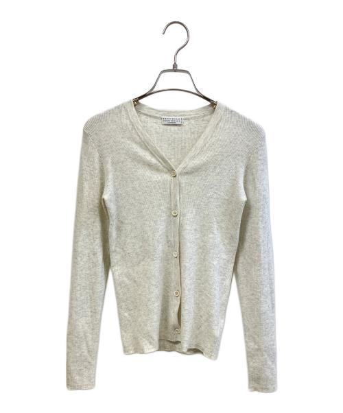 BRUNELLO CUCINELLI（ブルネロクチネリ）BRUNELLO CUCINELLI (ブルネロクチネリ) 厚手カーディガン ホワイト サイズ:FREEの古着・服飾アイテム