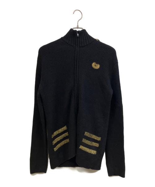 adidas（アディダス）adidas (アディダス) ニットパーカー ブラック サイズ:Sの古着・服飾アイテム