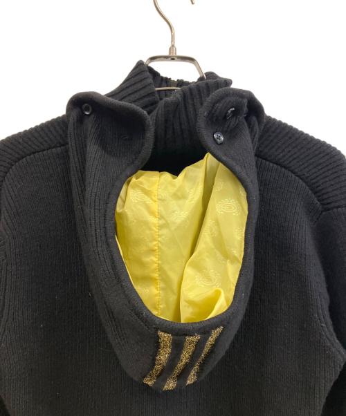 adidas（アディダス）adidas (アディダス) ニットパーカー ブラック サイズ:Sの古着・服飾アイテム