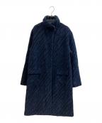 missoniミッソーニ）の古着「ロングコート」｜ネイビー