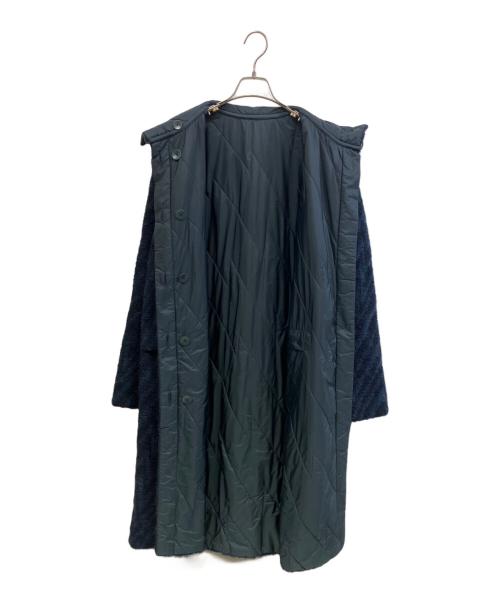 missoni（ミッソーニ）missoni (ミッソーニ) ロングコート ネイビー サイズ:42の古着・服飾アイテム
